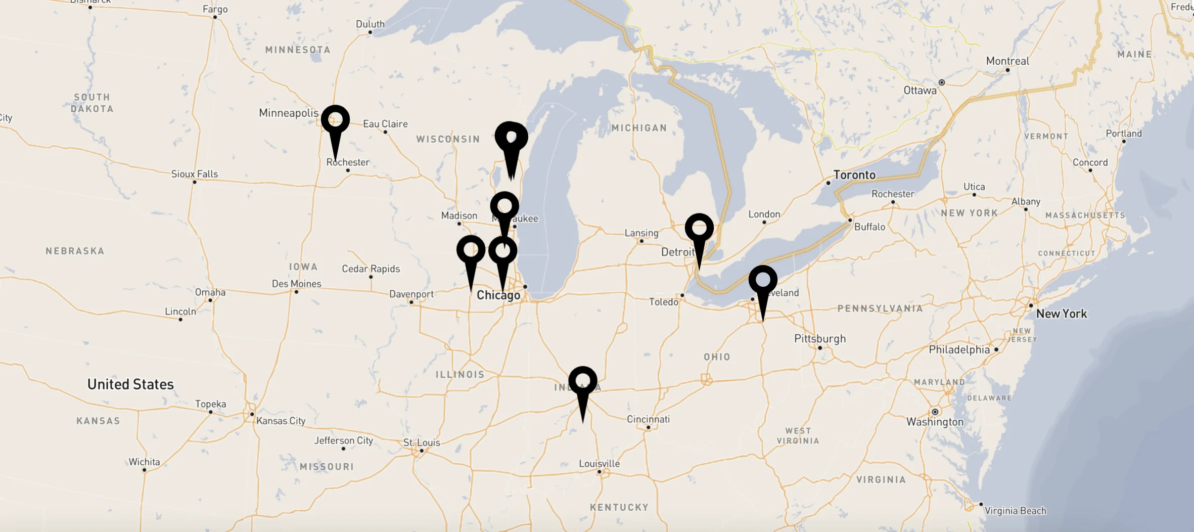 Properties Map